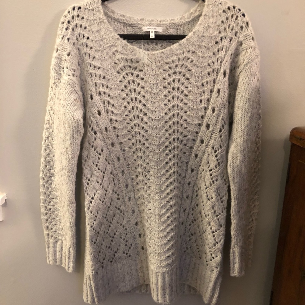 Gray sweater